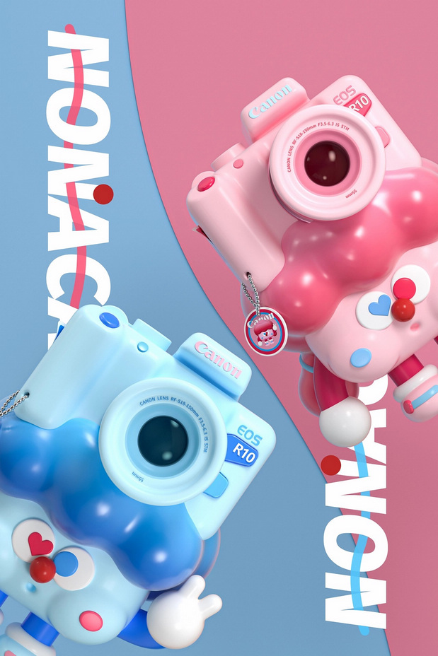 3D吉祥物：Canon IP丨诺纳佳