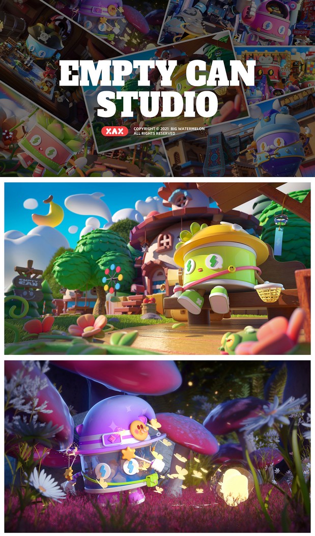 3D吉祥物：2021总结