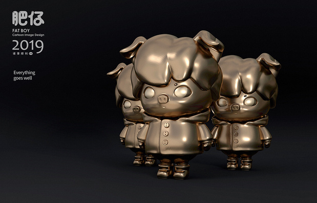 肥仔/猪年卡通形象设计