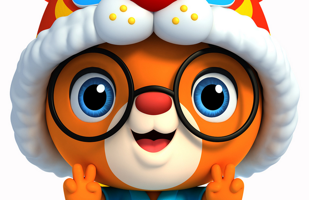 3D吉祥物：虎虎的超级熊（Super bear）