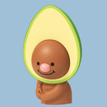 3D吉祥物：L.POINT X Avofriends