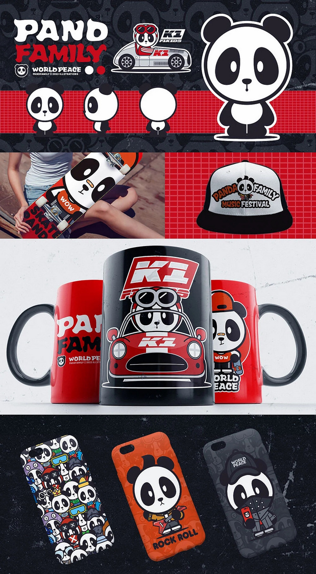原创IP熊猫家族
