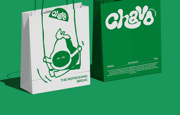 新加坡果茶Chavo品牌设计