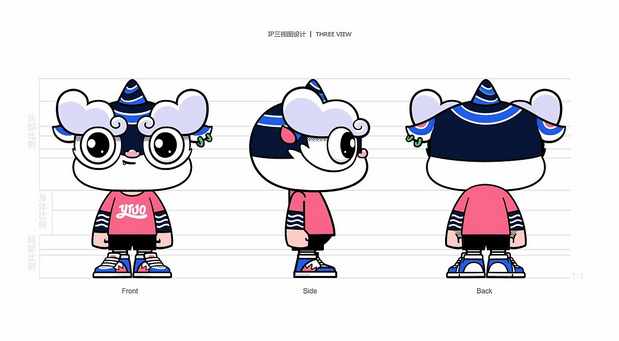 醒狮原小拓IP形象设计