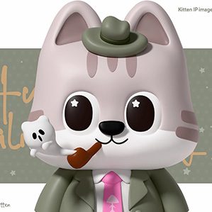 猫咪IP|灰球猫咪主题IP设计 /><img fetchpriority=