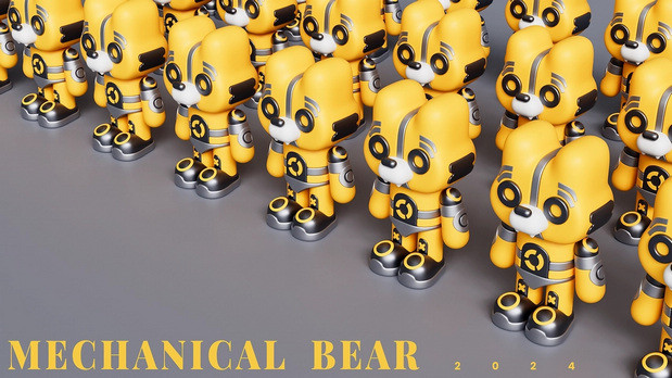 机械熊IP形象设计