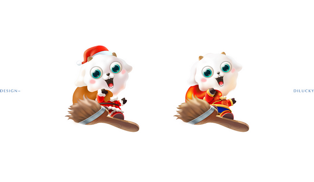 晨阳水漆吉祥物设计