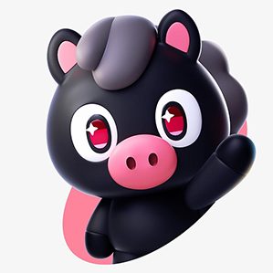 小猪马乌噗—马年IP形象设计 /><img fetchpriority=