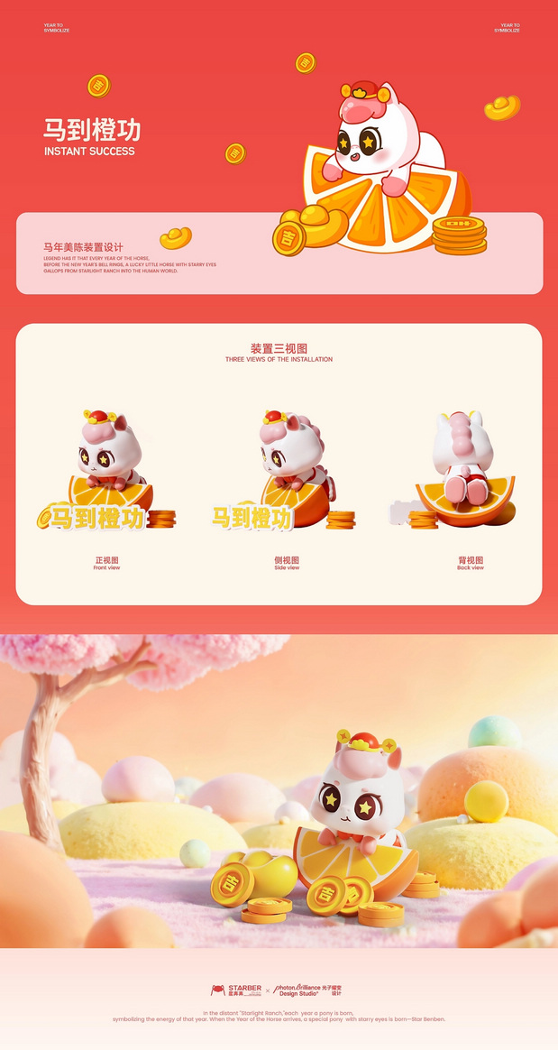 马年IP形象 | 星奔奔