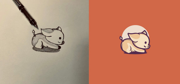 Vector mascots logoⅣ