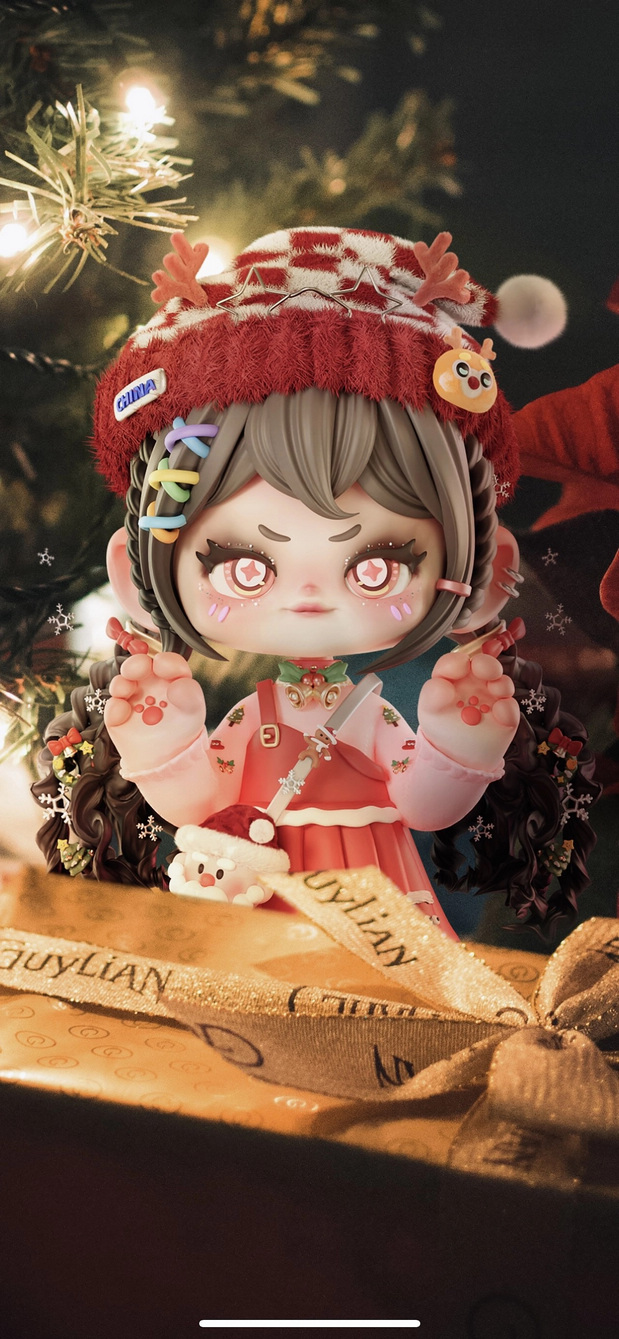 3D吉祥物：Aimee提前来过圣诞啦