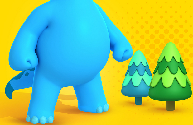 3D吉祥物：恐龙多彩(Docalo home)