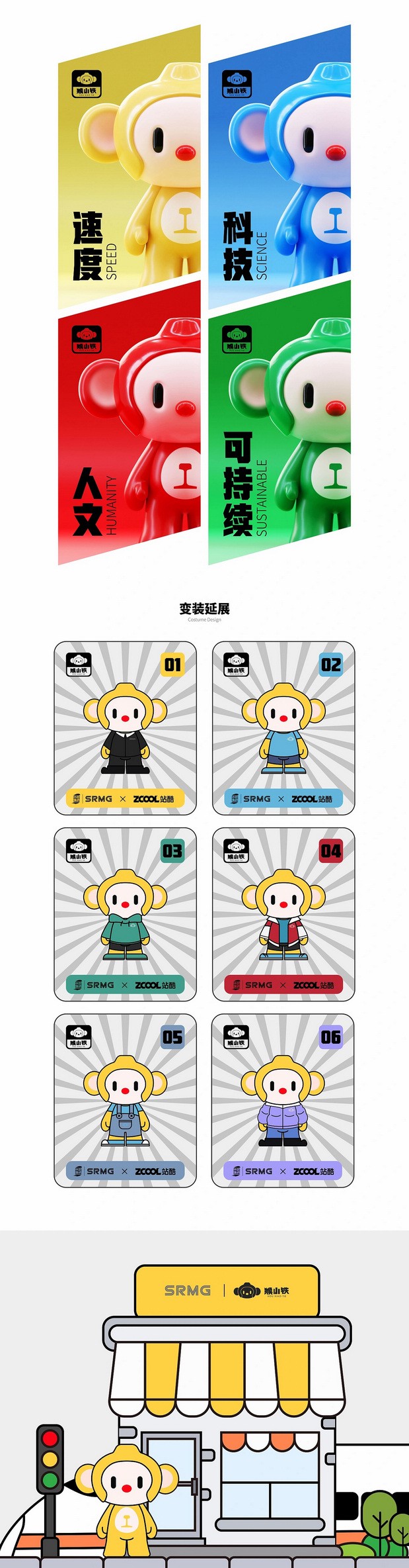 长三角铁路文创品牌IP形象设计