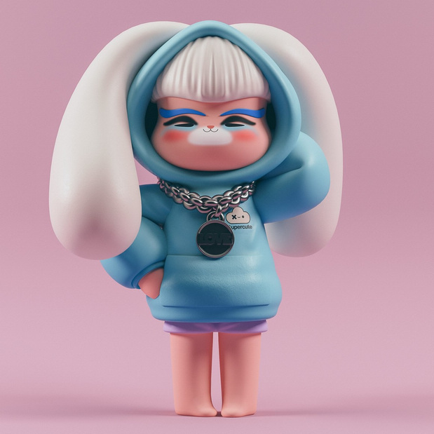 3D吉祥物：C4D卡通建模3D图像建模