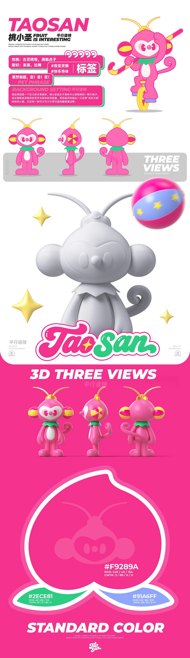 桃小圣TaoSan奇幻水果IP设计