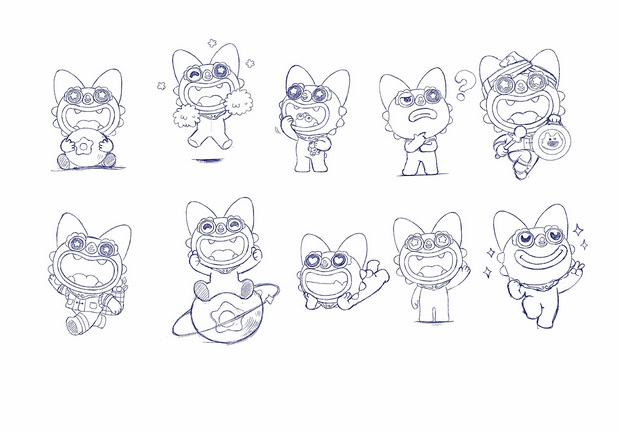 悦采鲜莓IP设计