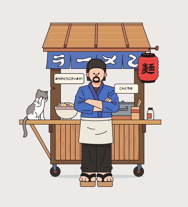 街头美食斗士|潮玩IP形象