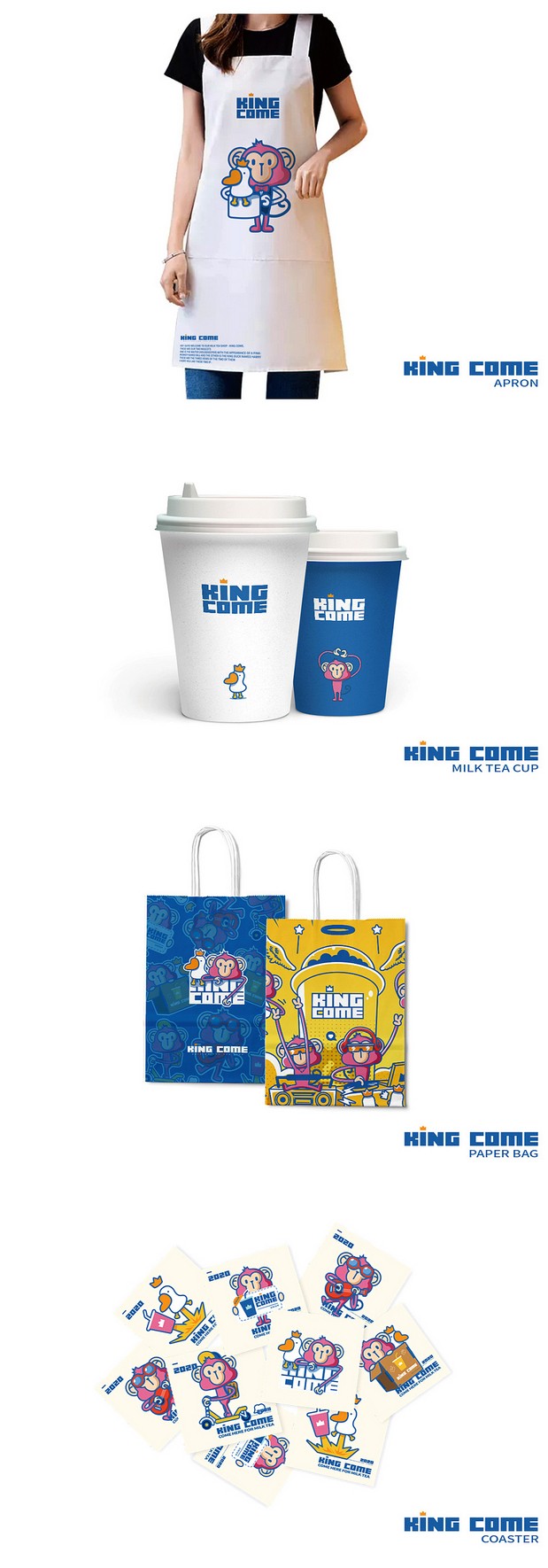 KING COME奶茶店IP