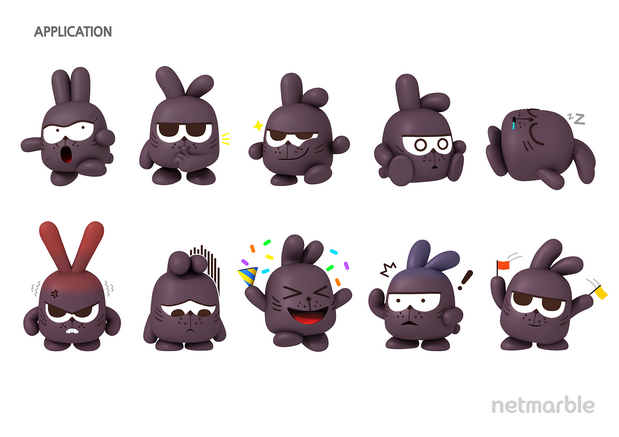 3D吉祥物：Netmarble Friends