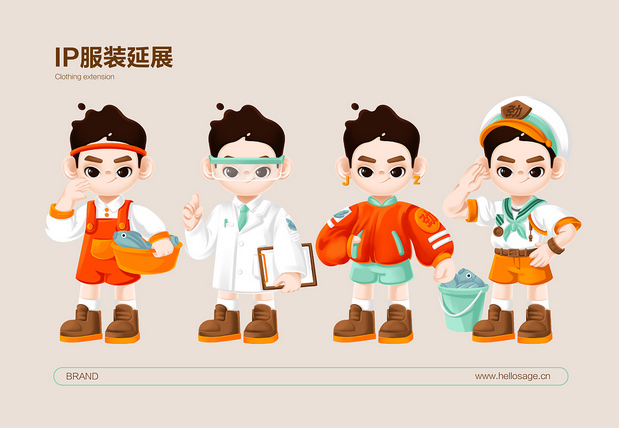 尚智原创IP形象|劲仔概念IP