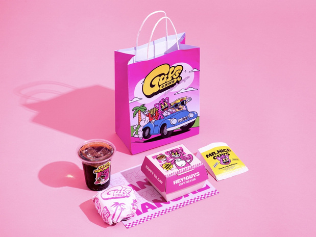 Guys汉堡披萨vi设计