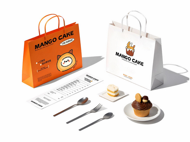 MANGOCAKE甜品品牌全案设计