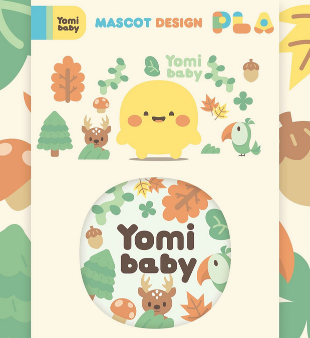 母婴品牌IP形象 | YOMIBABY