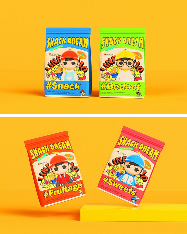 林跑跑零食超市IP形象