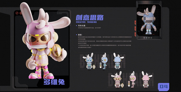 3D吉祥物：無趣|原创IP设计-汤臣倍健IP