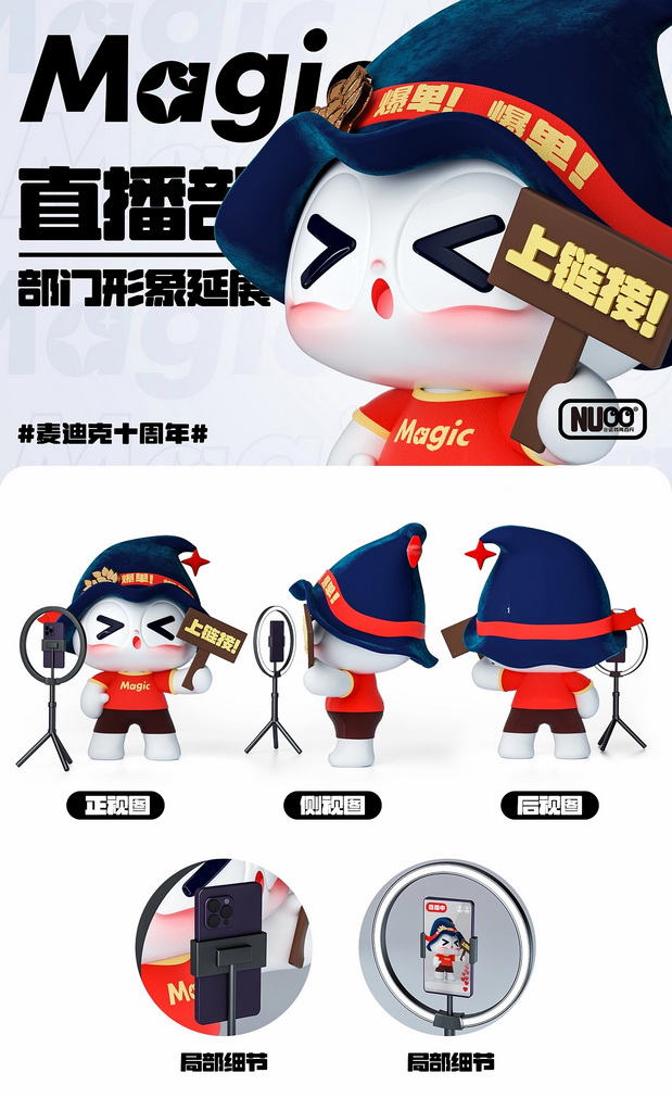 3D吉祥物：麦迪克科技xNUOO企业IP形象