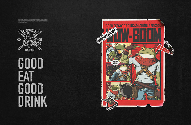 蛙到宝餐饮品牌设计