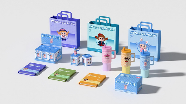 3D吉祥物：WENI’S薇妮|多彩生活主题IP设计