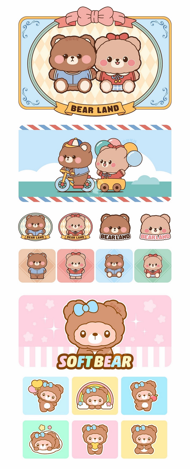 原创IP卡通形象合集