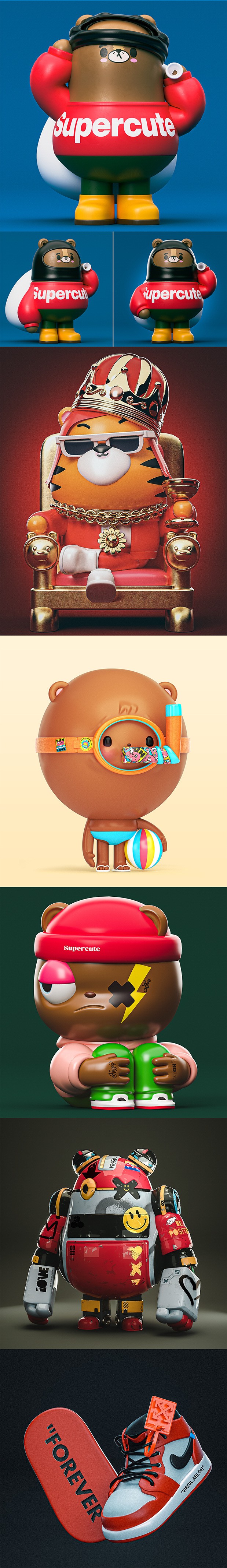 3D吉祥物：Chocotoy Art Collection/04