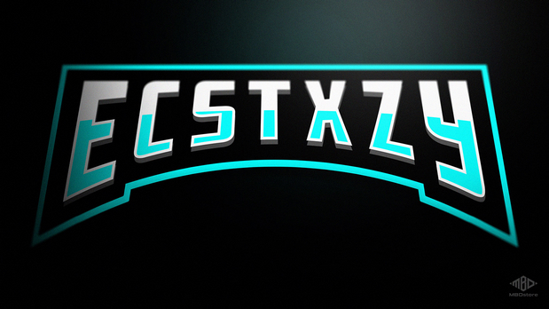 Monkey mascot logo Ecstxzy