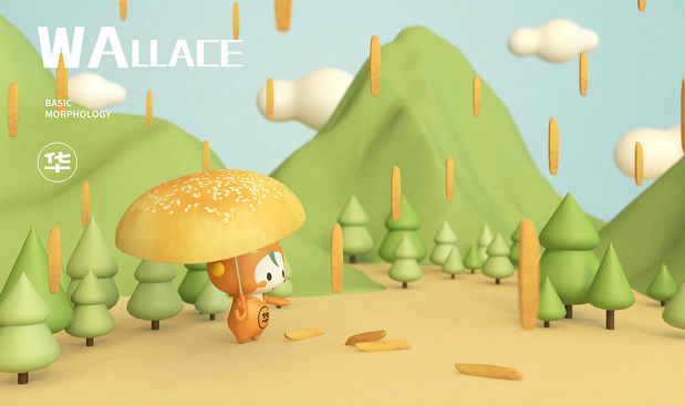 华莱士品牌最新IP形象设计