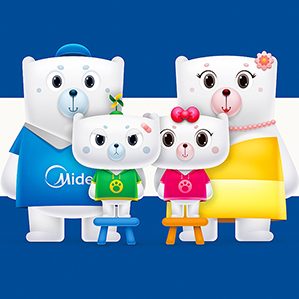 美的空调吉祥物设计 /><img fetchpriority=