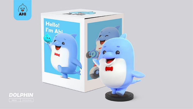 海豚Ahi品牌IP形象设计