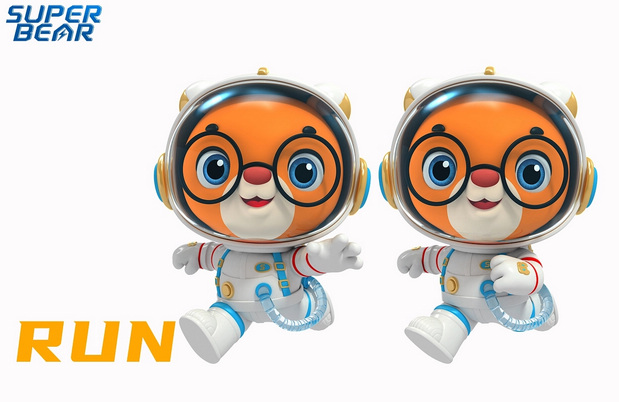 3D吉祥物：航天超级熊Super bear