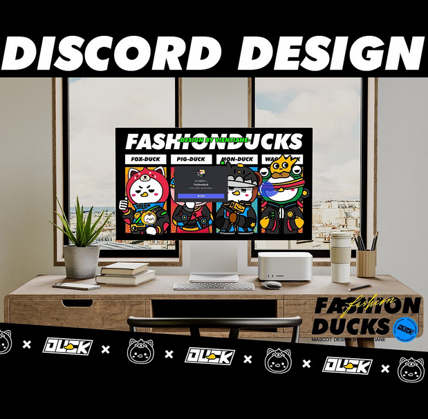 潮鸭时尚潮流IP形象视觉