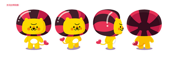 卡通吉祥物－小狮子