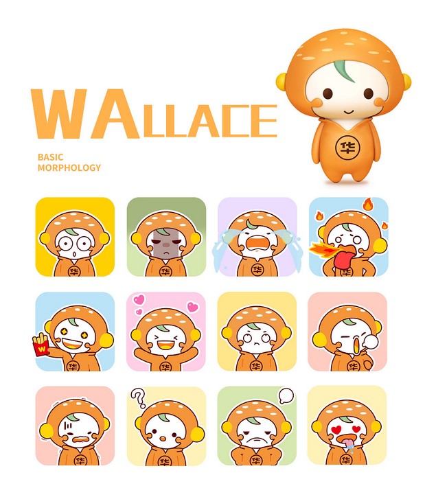 华莱士品牌最新IP形象设计