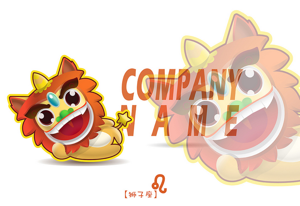 十二星座卡通吉祥物