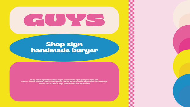 Guys汉堡披萨vi设计