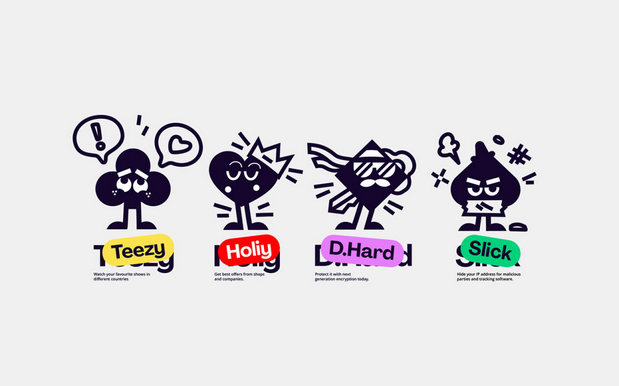 Bluf VPN服务提供商品牌形象