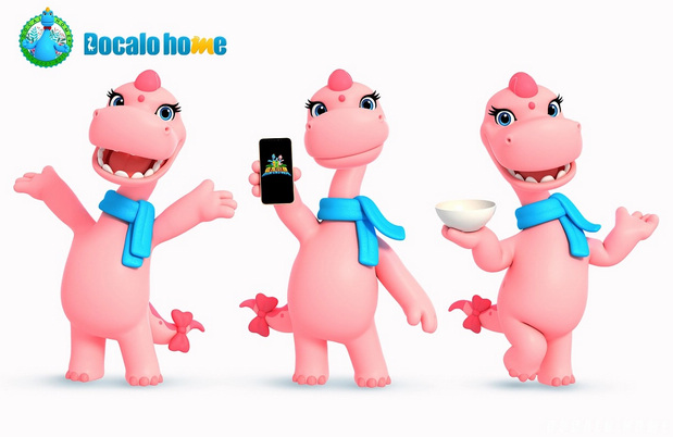 3D吉祥物：恐龙多彩IP第二弹