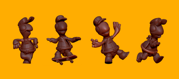 3D吉祥物：Tony The Turtle