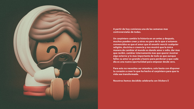 3D吉祥物：God son sticker