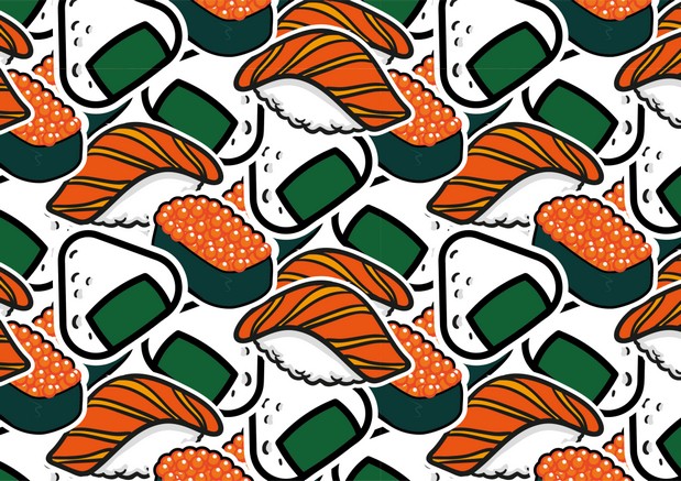 海鲜寿司行业原创IP形象设计