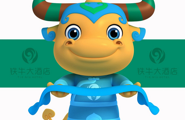 酒店IP形象牛壮壮